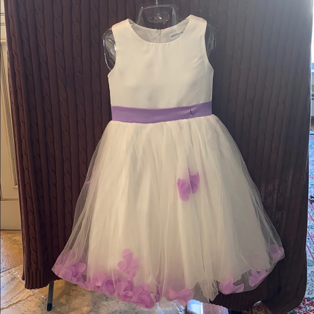 Purple flower dress
